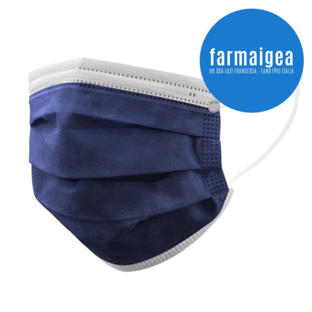MASCHERINA CHIRURGICA 3 VELI ADULTO - 10PZ