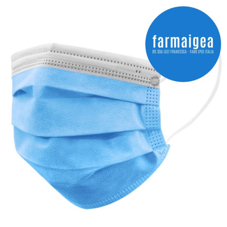 MASCHERINA CHIRURGICA 3 VELI ADULTO - 10PZ