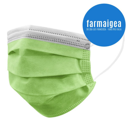 MASCHERINA CHIRURGICA 3 VELI ADULTO - 10PZ