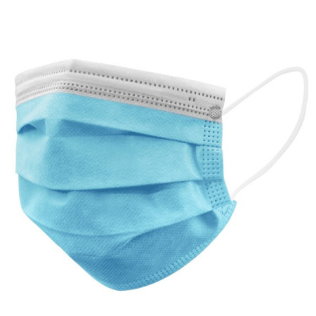 MASCHERINA CHIRURGICA 3 VELI ADULTO - 10PZ