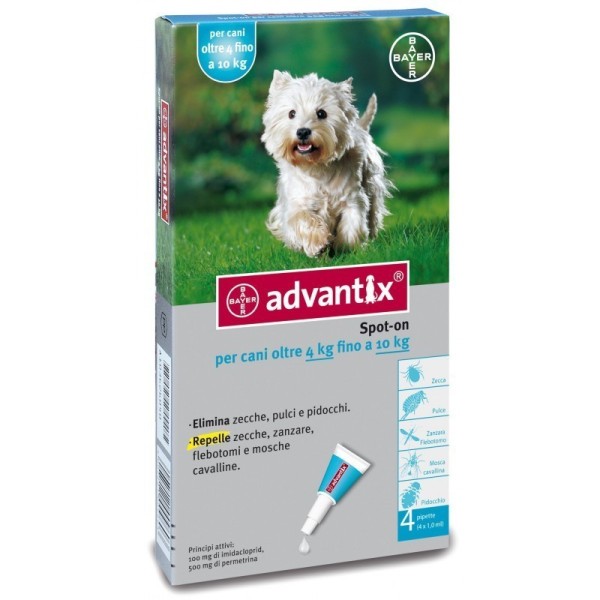 ADVANTIX SPOT ON 4PIP 1ML