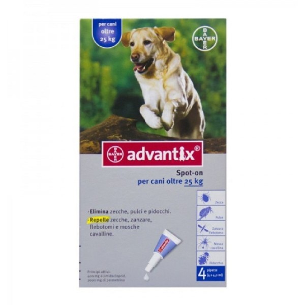 ADVANTIX SPOT ON 4PIP 4ML