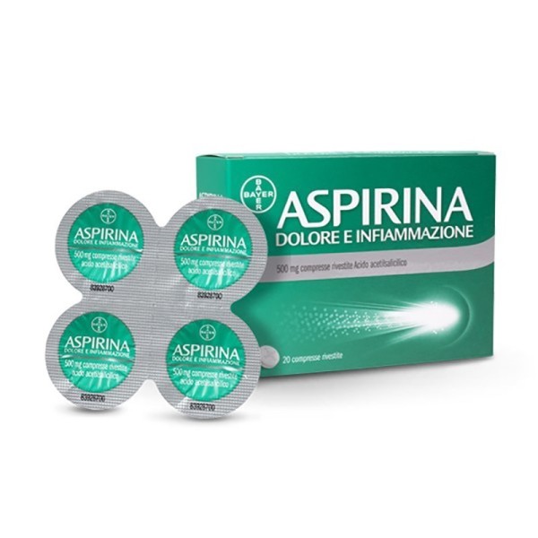 ASPIRINA DOL/INF 500 20CPR