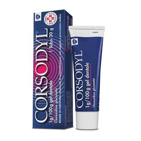 CORSODYL 1G/100G GEL DENTALE 30G