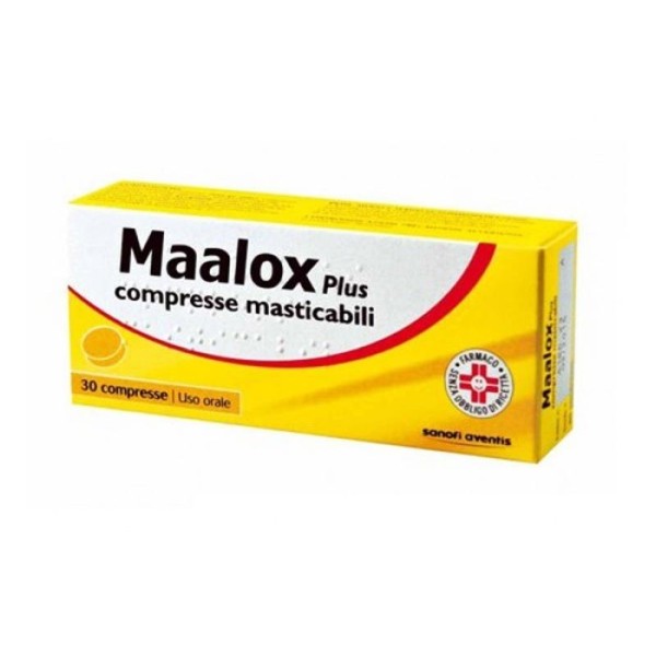 MAALOX PLUS 30CPR MAST