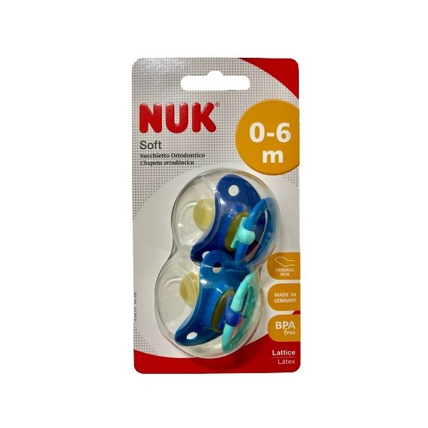 NUK SUCC SOFT LATT M.1 2P