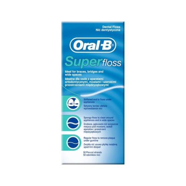 ORAL-B SUPERFLOSS 50 FILI