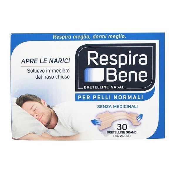 RESPIRABENE CEROTTI NASALI ADULTI GRANDI 30 PEZZI sostituiti con Breath Right
