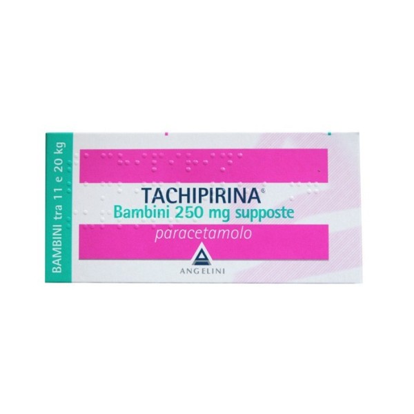TACHIPIRINA BB 250MG 10SUP