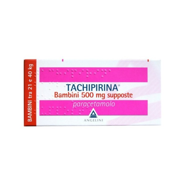 TACHIPIRINA BB 500MG 10SUP
