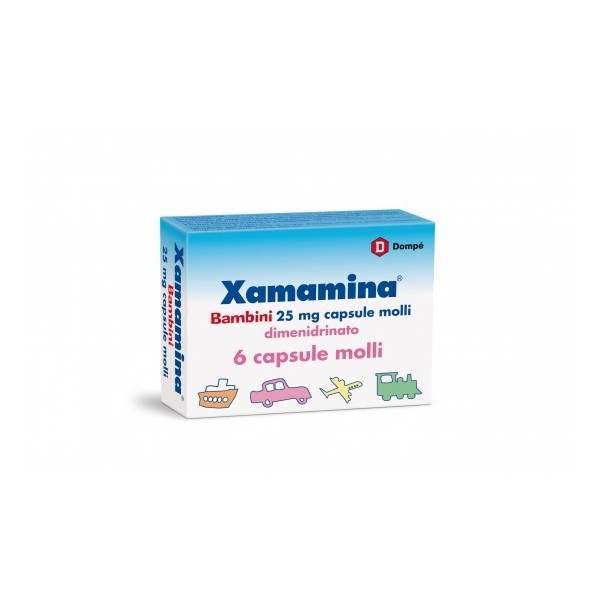 XAMAMINA BAMB 25MG 6CPS MO