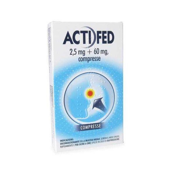 ACTIFED 2,5MG+60MG 12CPR