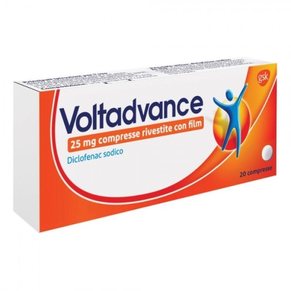VOLTADVANCE 25MG 20CPR RIV