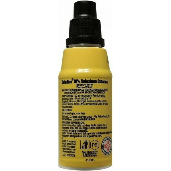 BETADINE 10% SOL 125ML PSI