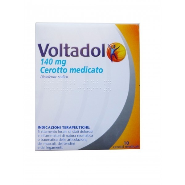 VOLTADOL 140MG 10CER MED