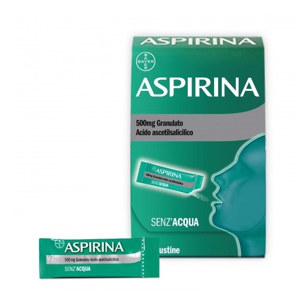 ASPIRINA 500MG GRANUL 10BS
