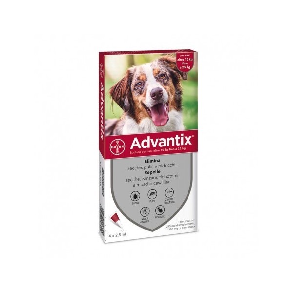 ADVANTIX SPOT ON 4PIP2,5ML