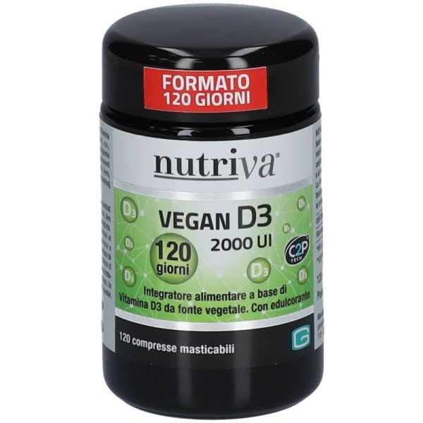 NUTRIVA VEGAN D3 120CPR