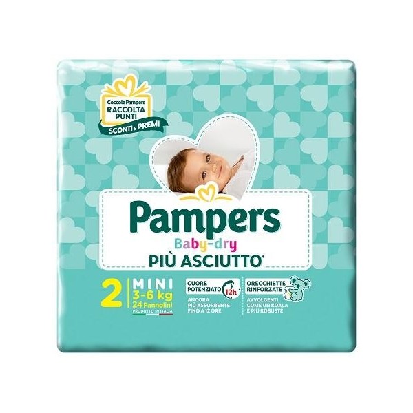 PAMPERS BD DWCT N/FL MIN24