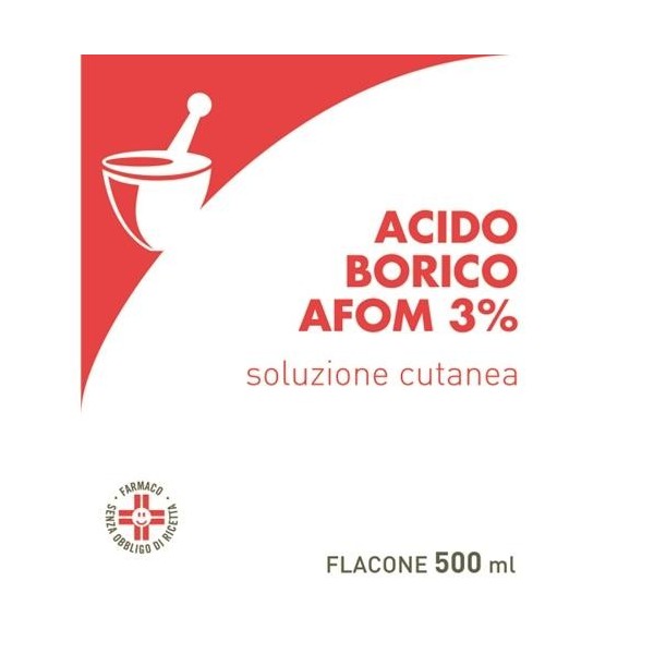 ACIDO BORICO SOL 3% 500ML