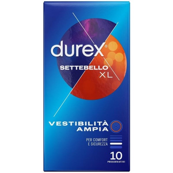 DUREX SETTEBELLO XL 10P