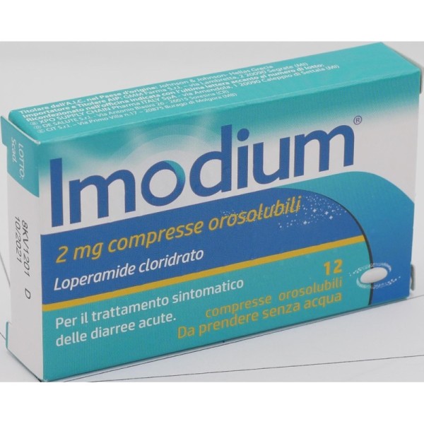 IMODIUM 2MG 12CPR OROS GMM