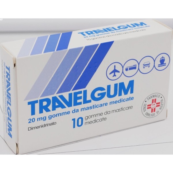 TRAVELGUM 20MG 10G MED GMM