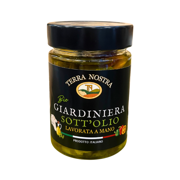 Giardiniera sott'Olio EVO – TERRA NOSTRA – Biologico 300 g