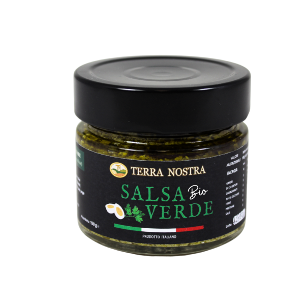 Salsa Verde in Olio EVO – TERRA NOSTRA – Biologico 150 g
