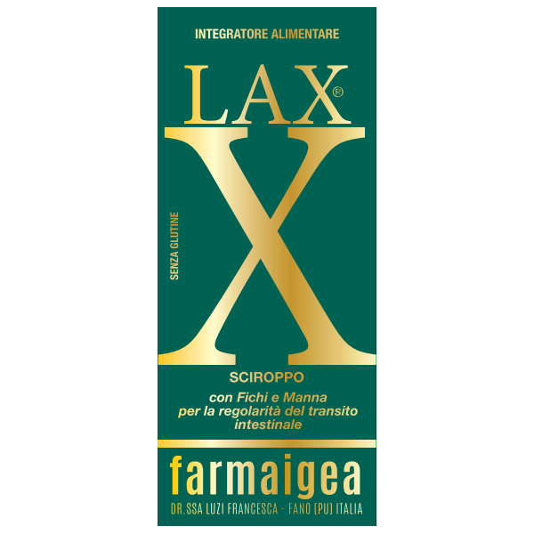 LAX® SCIROPPO – Integratore naturale con Fichi e Manna per la regolarità del transito intestinale | FARMAIGEA
