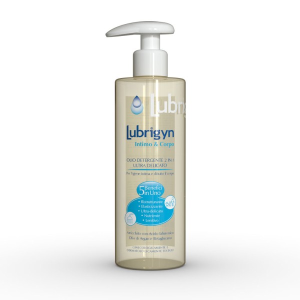 Lubrigyn® Intimo & Corpo – Olio Detergente 2 in 1 per Corpo e Igiene Intima