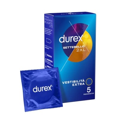 DUREX SETTEBELLO 2XL 5PEZZI